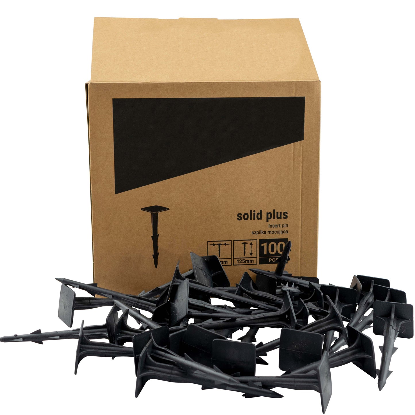 12cm Plastic Pegs for Weed Control Fabric