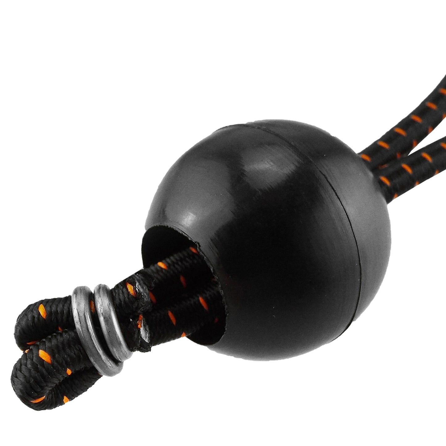Black Bungee Balls 4"