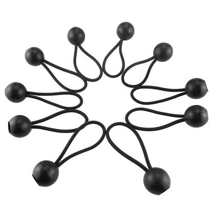 Black Bungee Balls 4"
