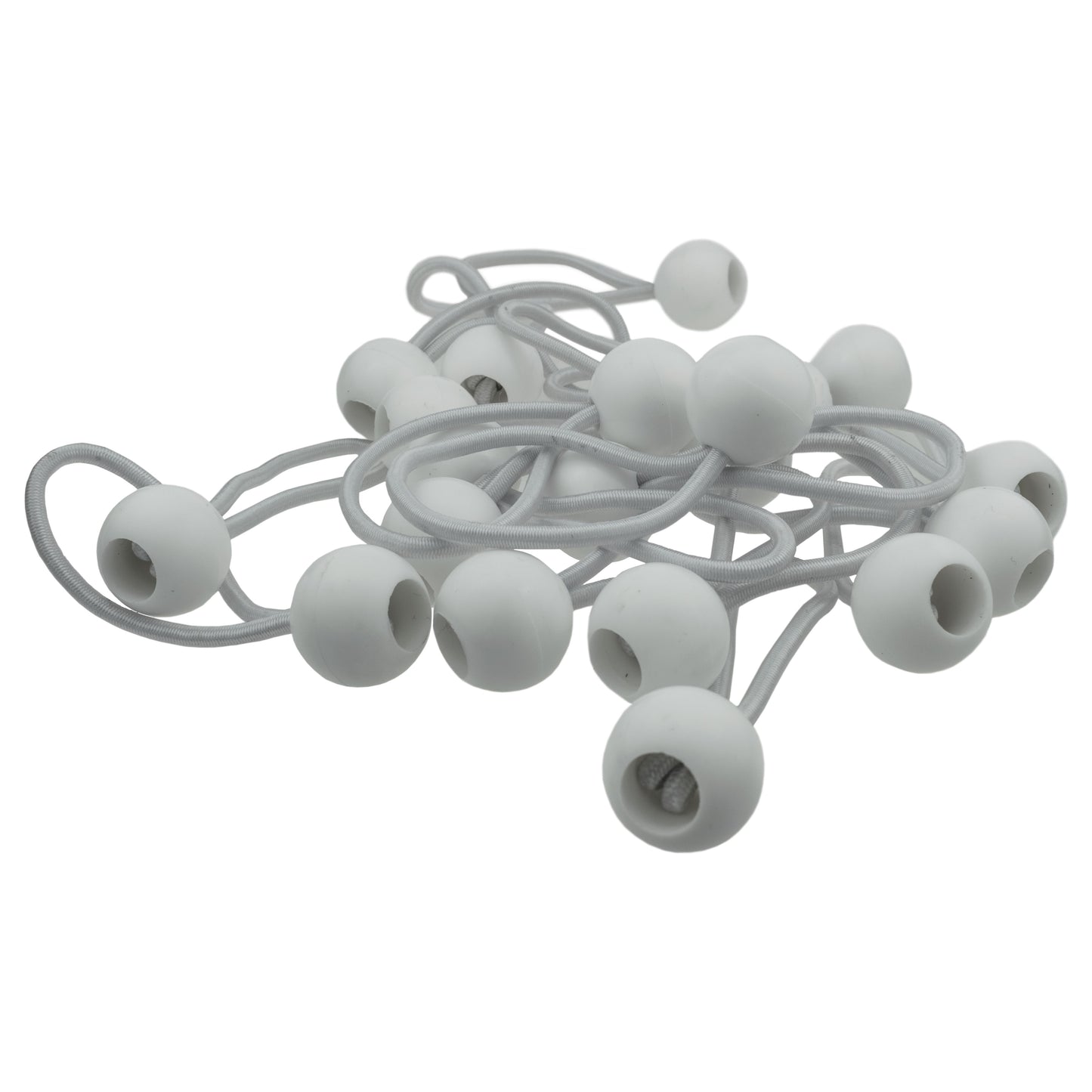 White Bungee Balls 4"