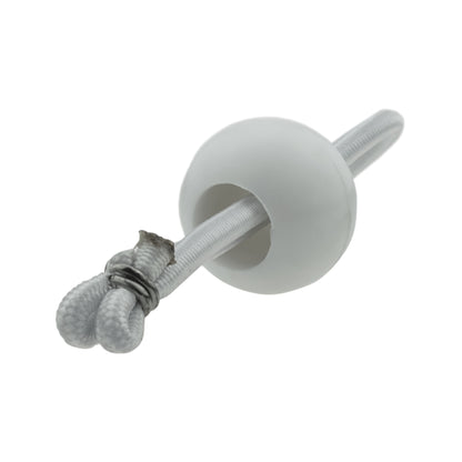 White Bungee Balls 4"