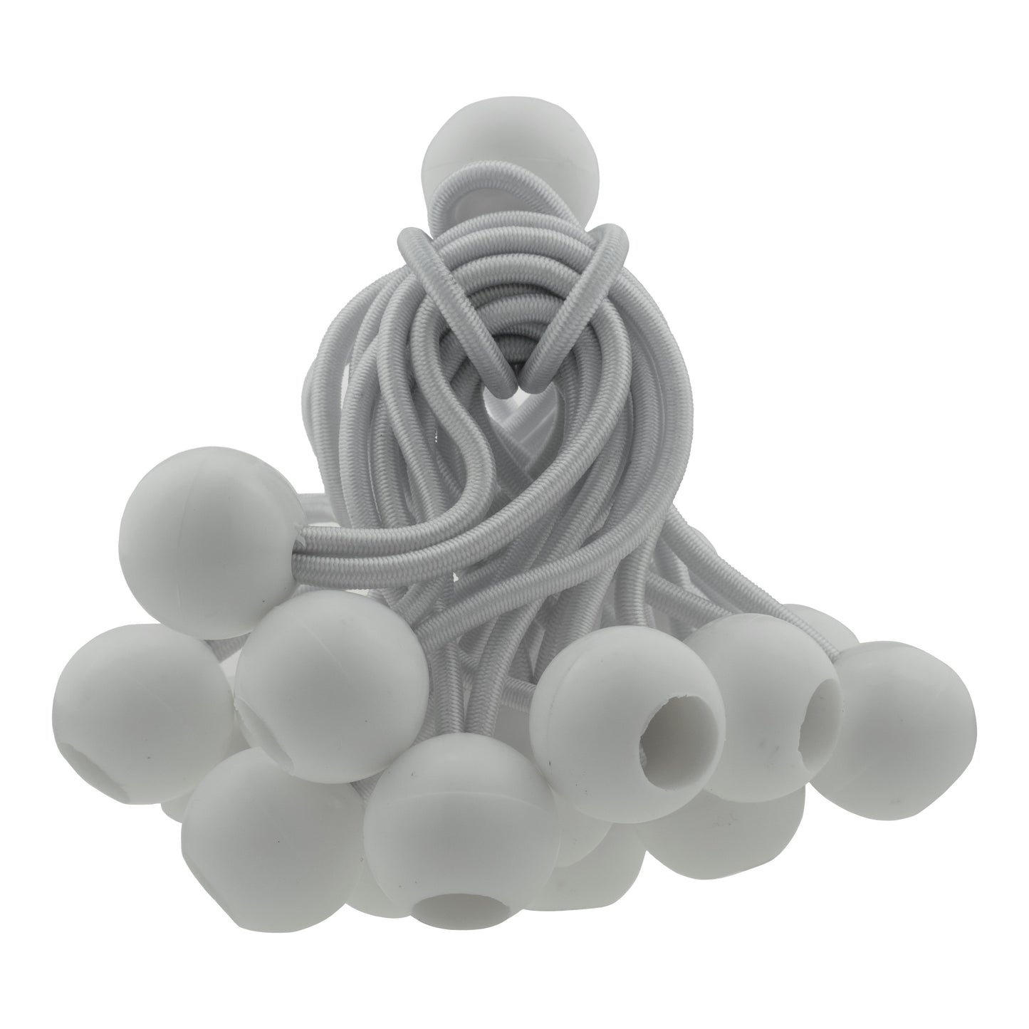 White Bungee Balls 4"