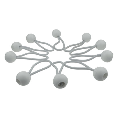 White Bungee Balls 4"