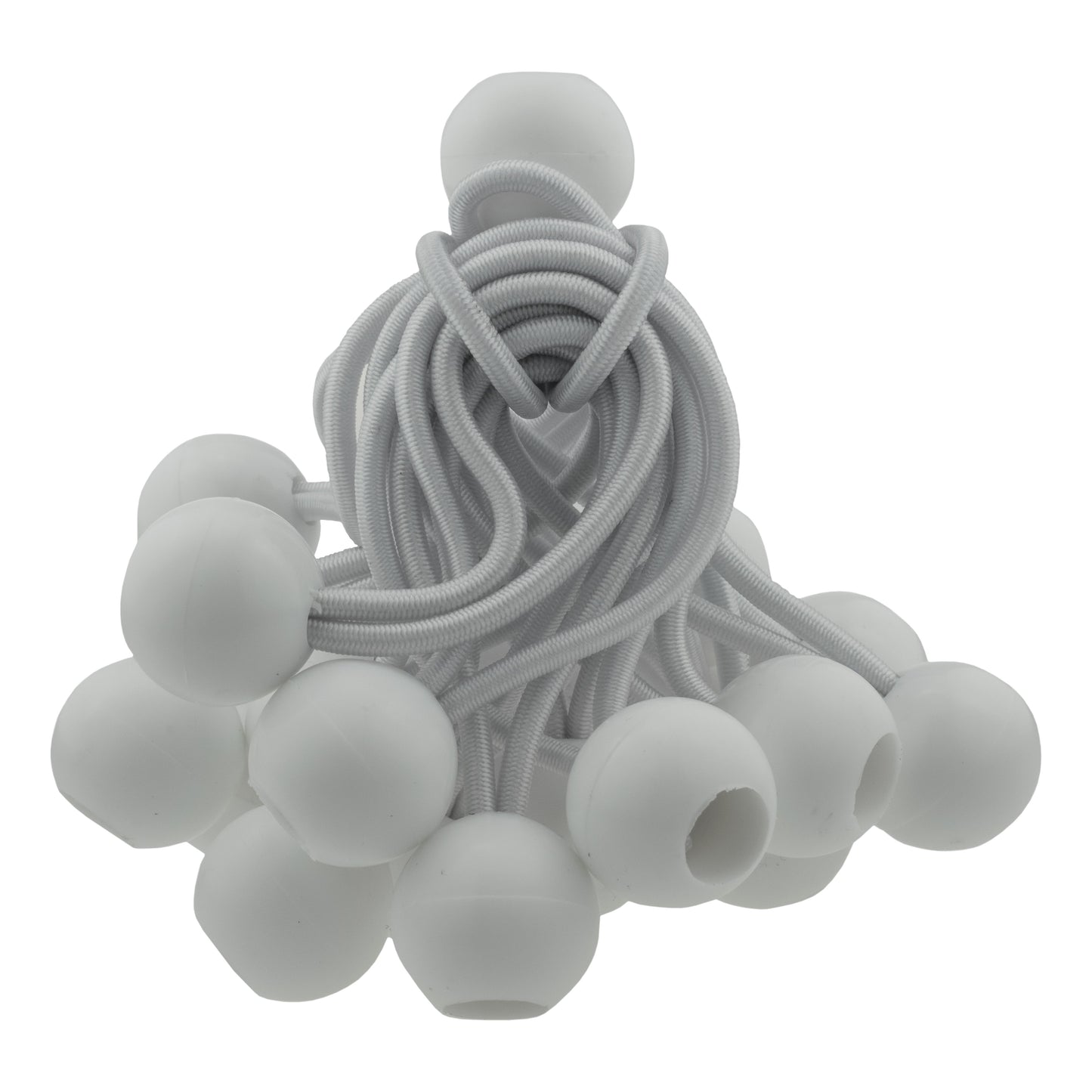 White Bungee Balls 4"