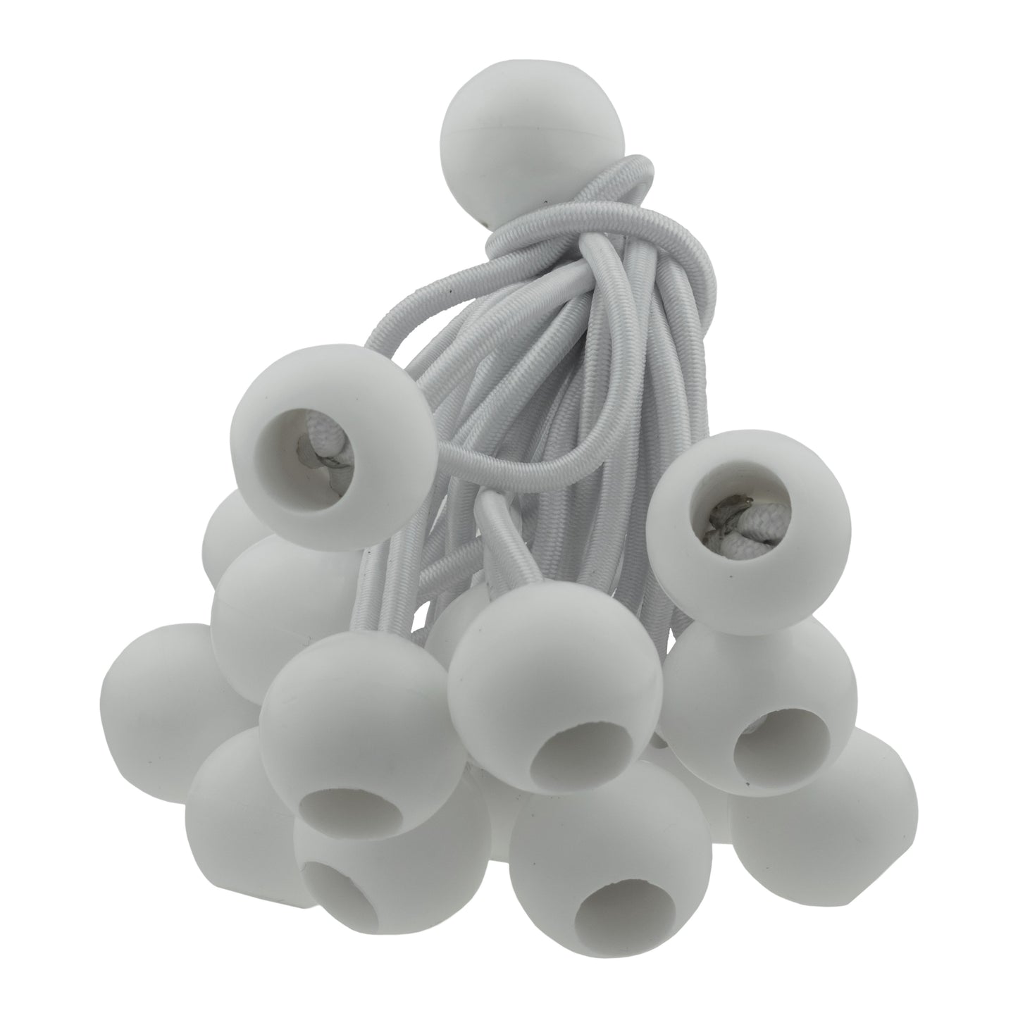White Bungee Balls 4"
