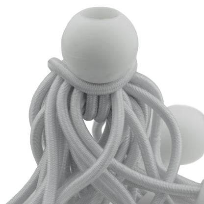 White Bungee Balls 4"