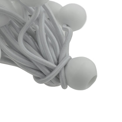 White Bungee Balls 4"