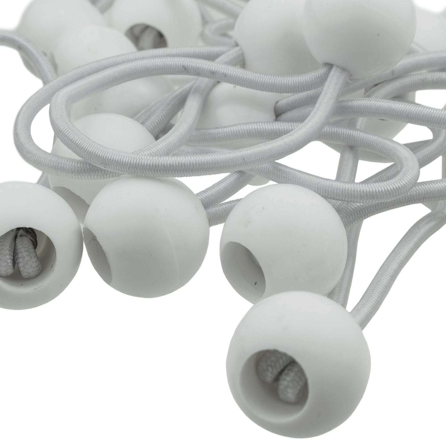 White Bungee Balls 4"