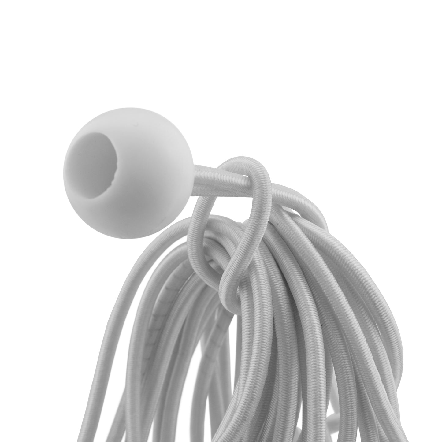 White Bungee Balls 6"