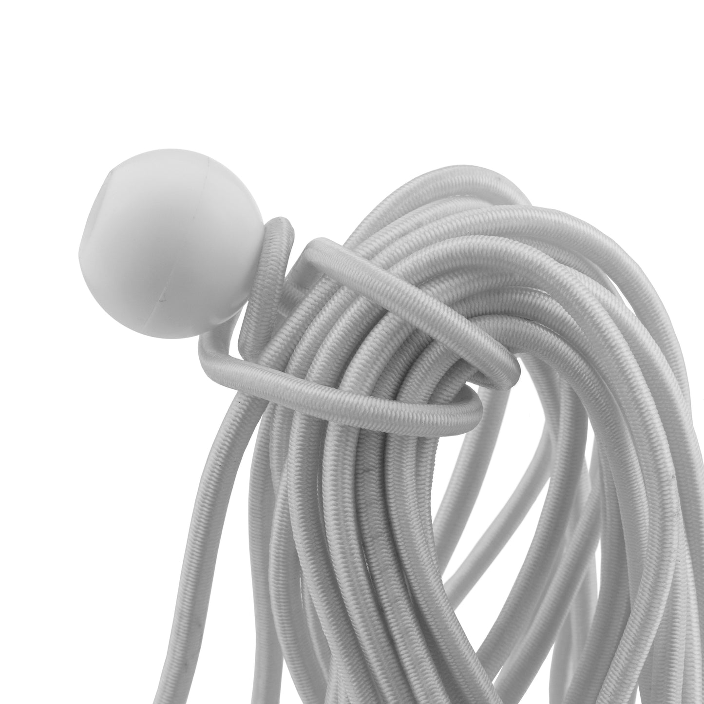 White Bungee Balls 6"