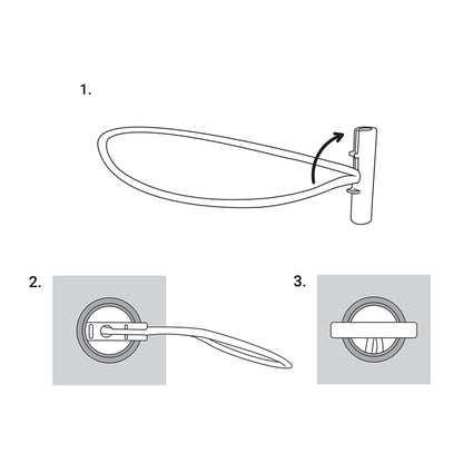Bungee Loops with Metal T Bar, 8"