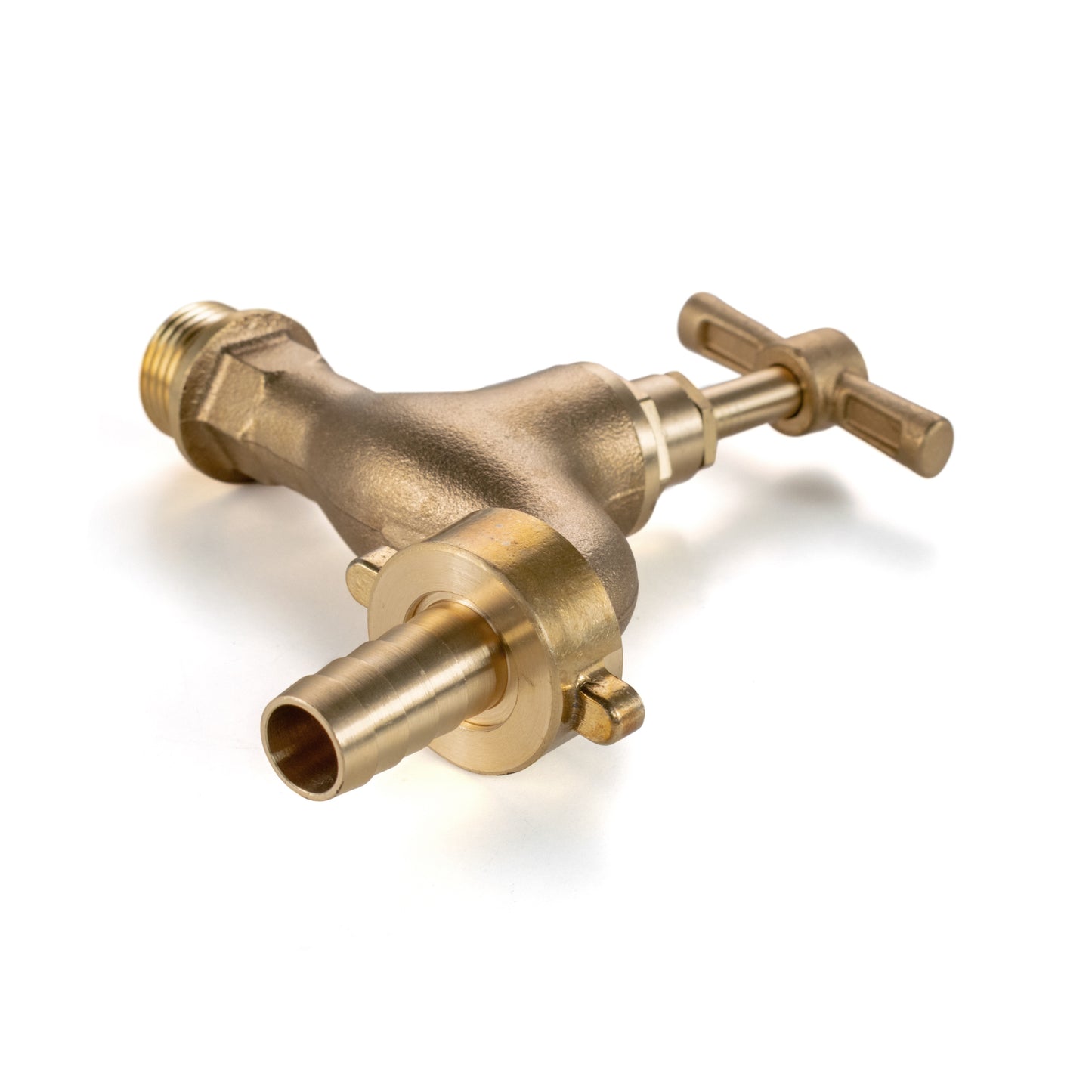 Brass Barbed Single Turn Bib Tap, 3/4" BSP