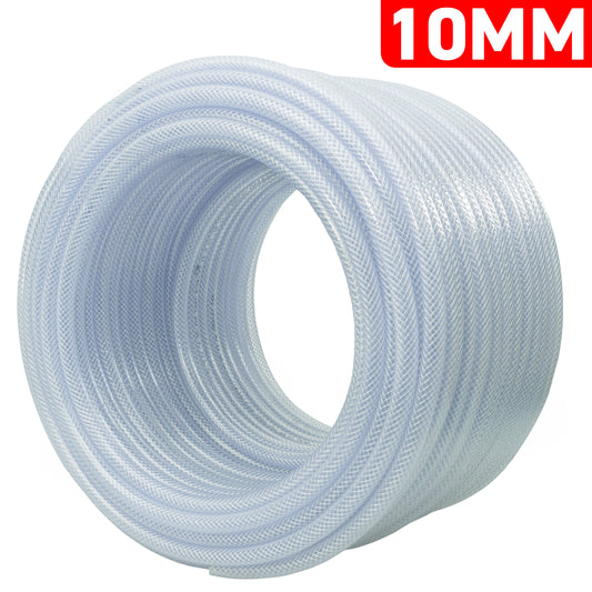 10mm Braided PVC Tech Hose, 1.6mm Wall Thickness