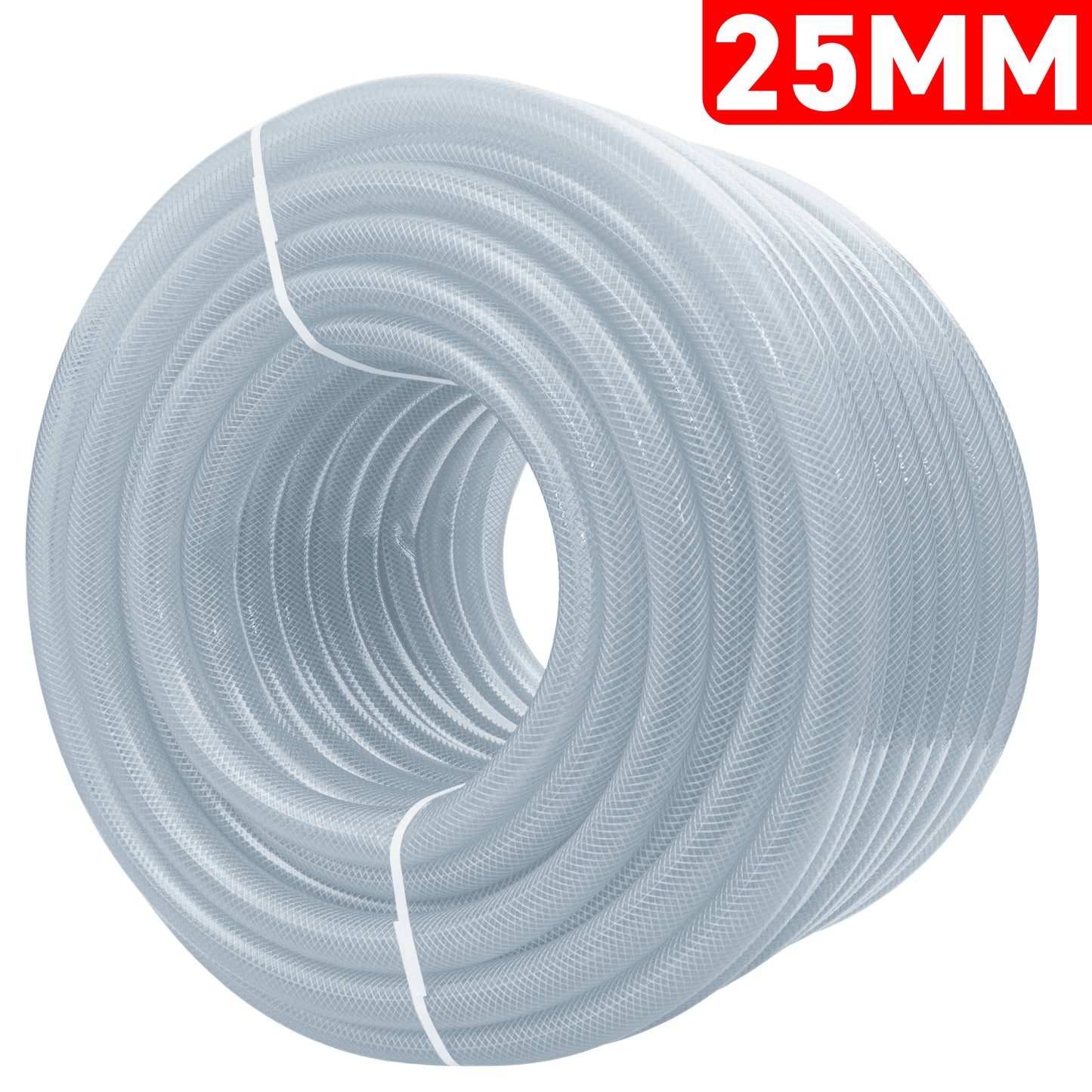 25mm Braided PVC Tech Hose, 3.5mm Wall Thickness