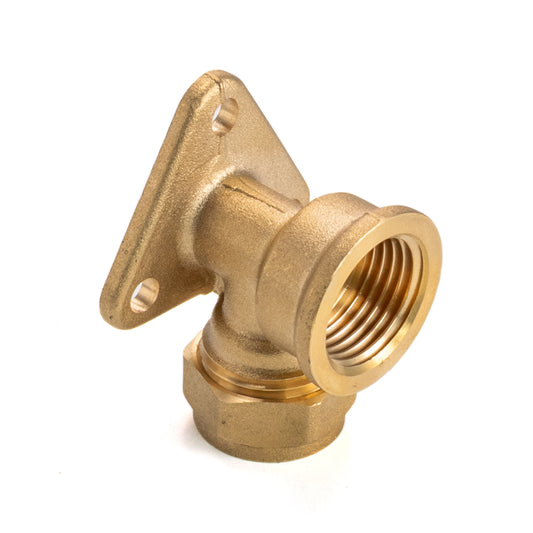 Brass Wall Flange for Copper 15mm Pipe - 1/2" BSPF
