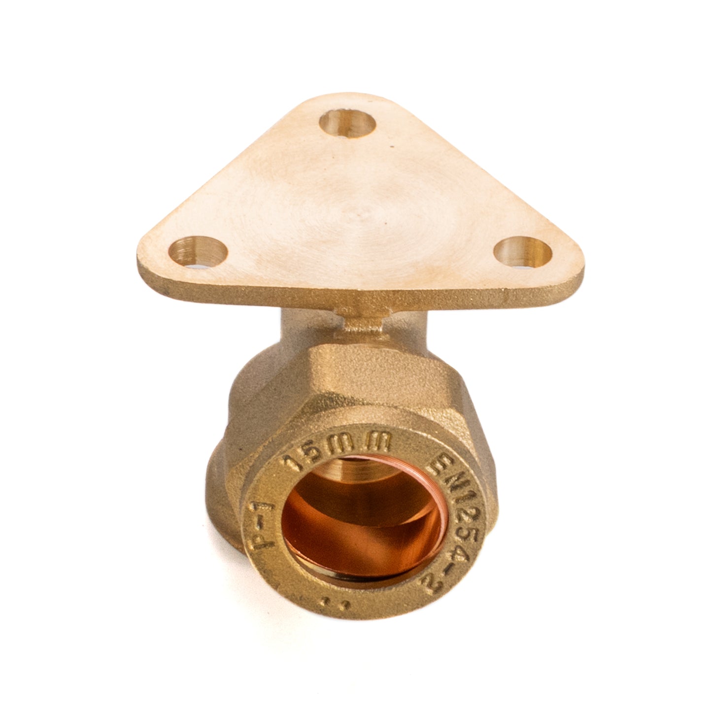 Brass Wall Flange for Copper 15mm Pipe - 1/2" BSPF