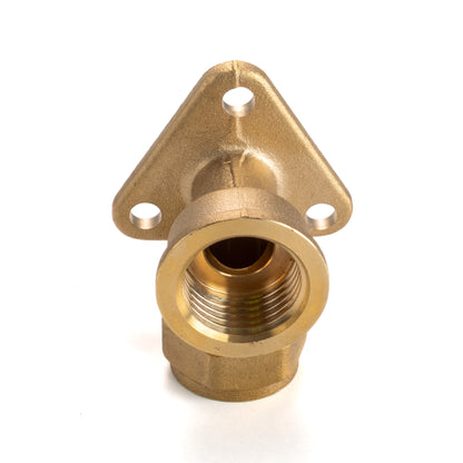 Brass Wall Flange for Copper 15mm Pipe - 1/2" BSPF