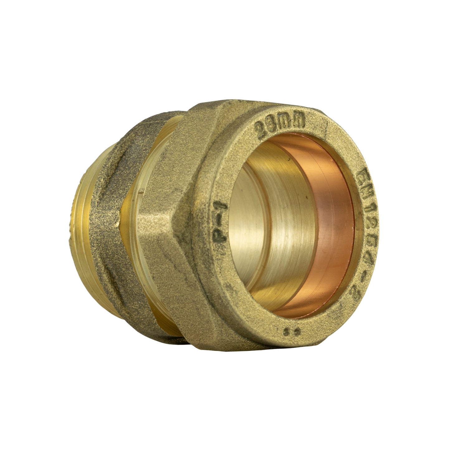 Brass Compression Adapter for 28mm Copper Piping, 1"