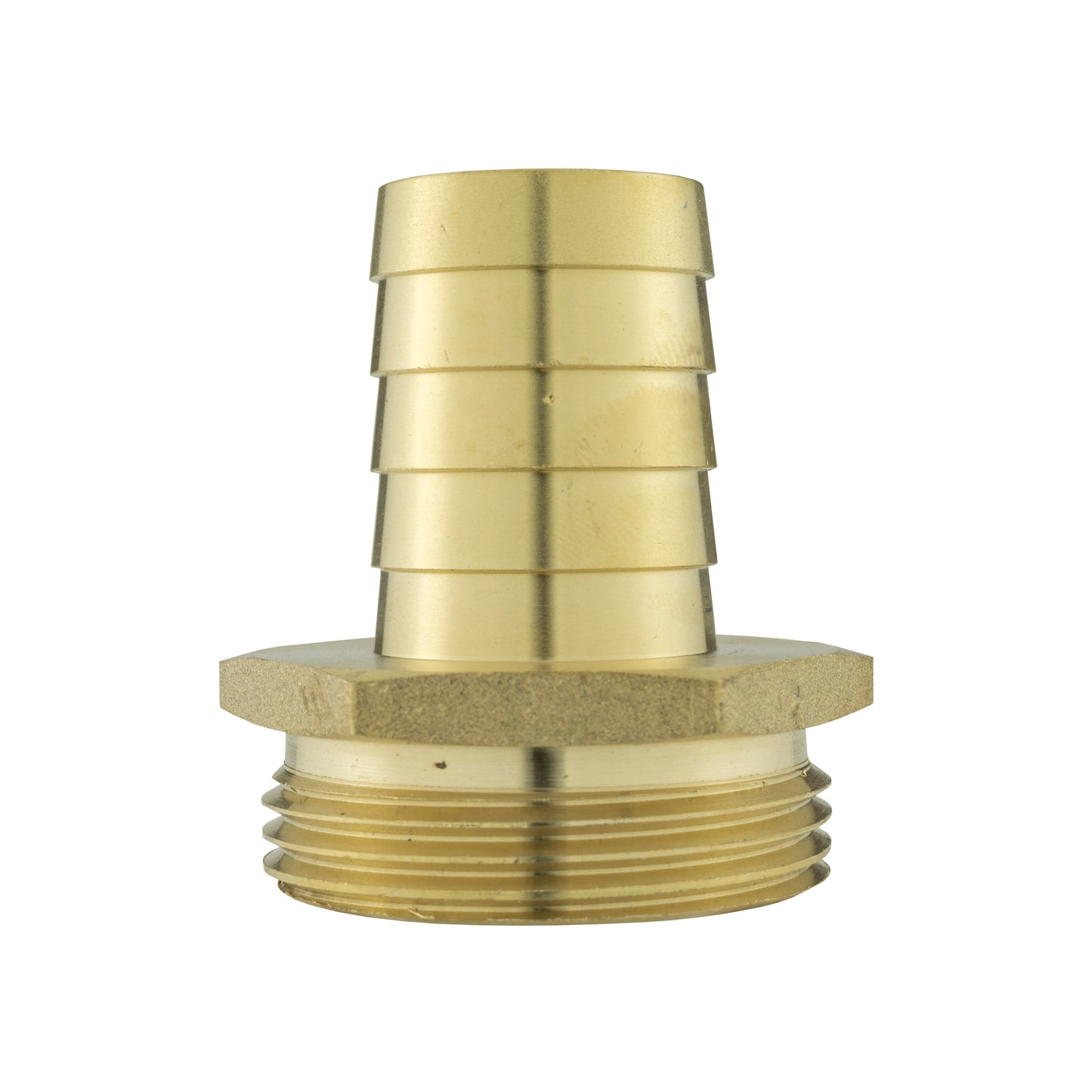 Brass 25mm Barbed Joiner with 1.25" BSP Male Thread