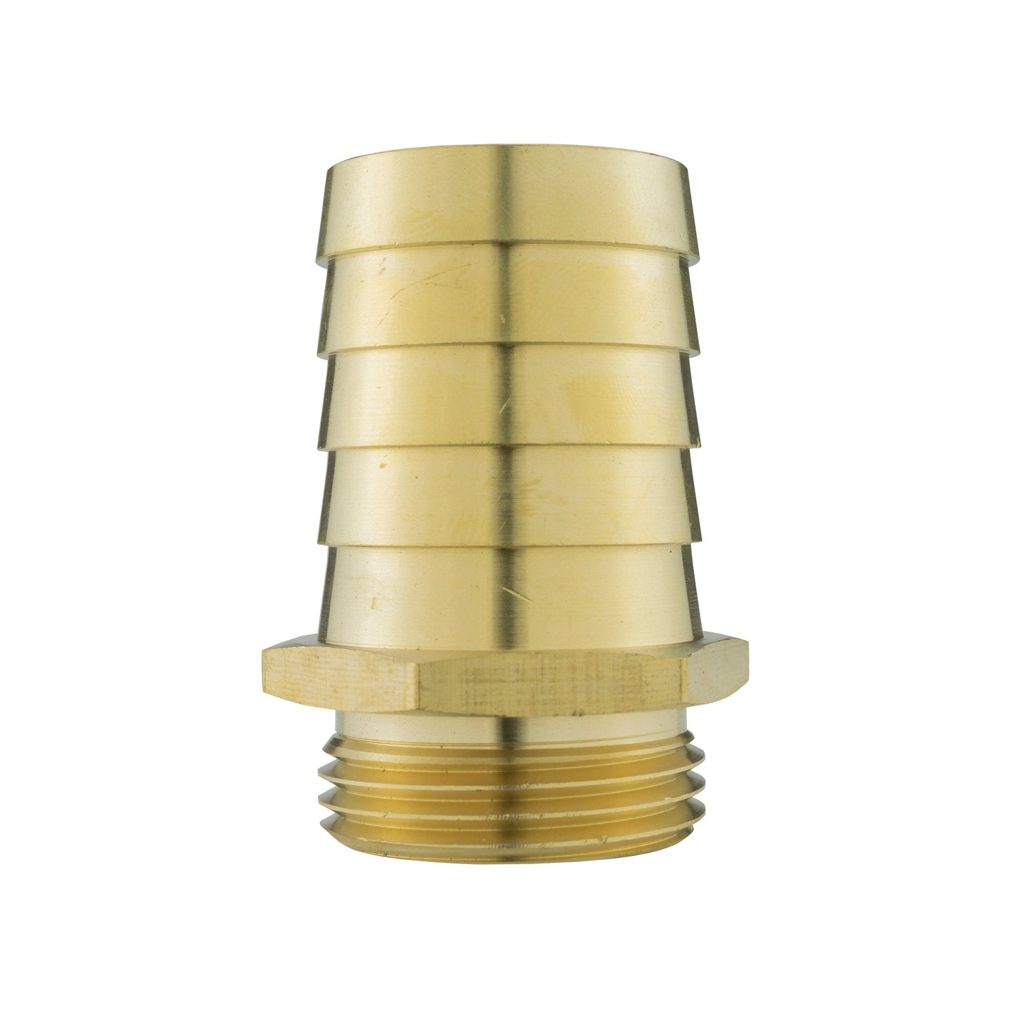 Brass 32mm Barbed Joiner with 1" BSP Male Thread