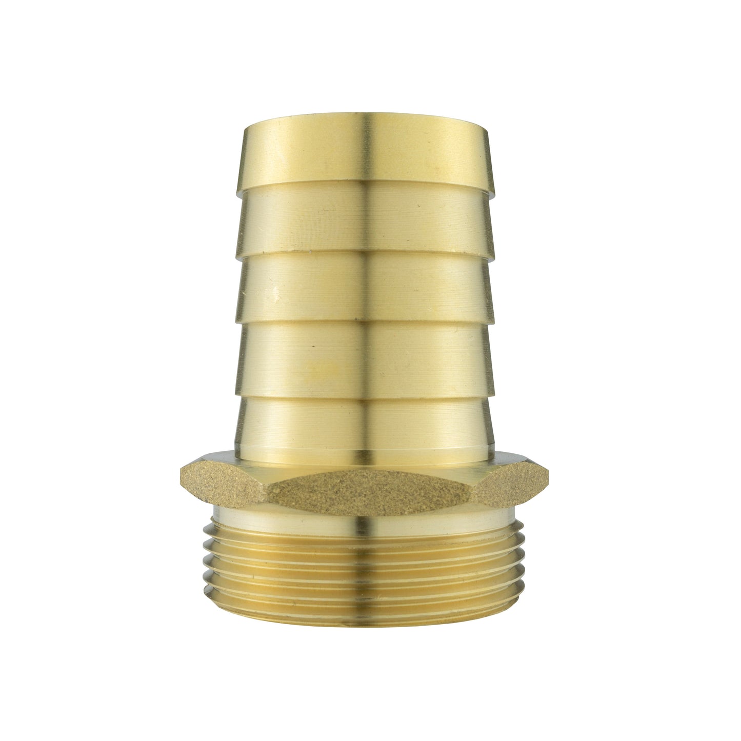 Brass 38mm Barbed Joiner with 1.5" BSP Male Thread