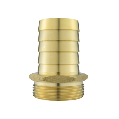 Brass 38mm Barbed Joiner with 1.5" BSP Male Thread