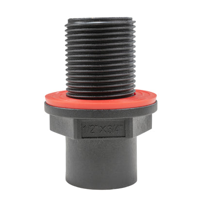 Water Butt Tank Adapter, 3/4" BSPM to 1/2" BSPF