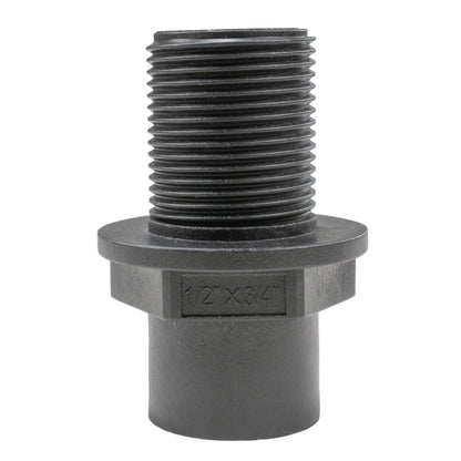 Water Butt Tank Adapter, 3/4" BSPM to 1/2" BSPF