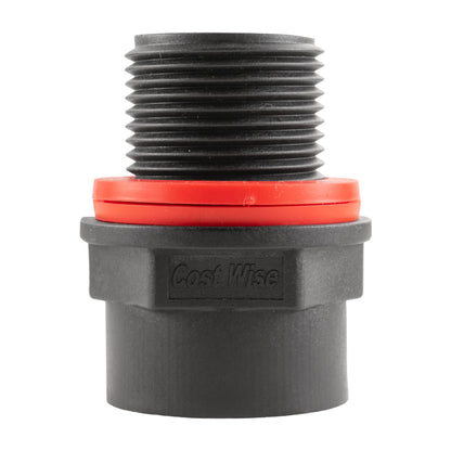 Male to Female Threaded Water Butt Tank Adapter, 1"