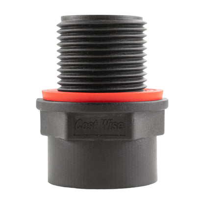 Male to Female Threaded Water Butt Tank Adapter, 1"
