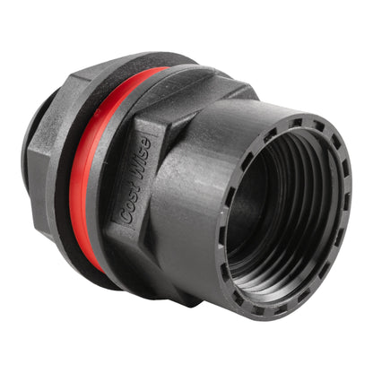 Male to Female Threaded Water Butt Tank Adapter, 1"