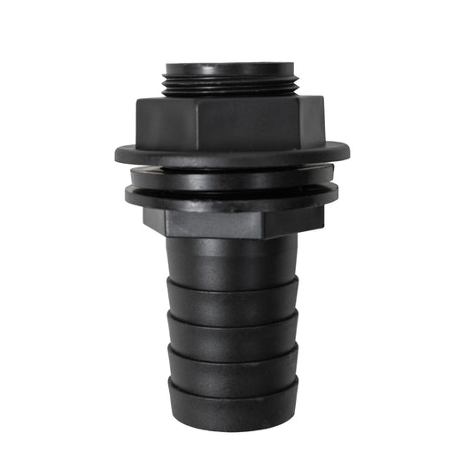 Water Butt Overflow Adapter with Nut & Washer, 3/4" - 1"