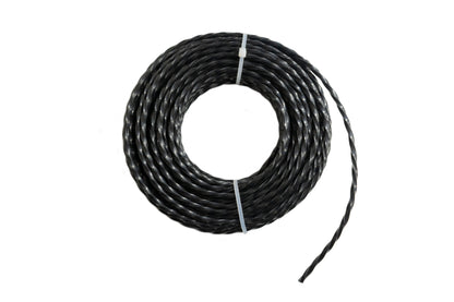 15m Twisted Black Trimmer Line, 1.6mm
