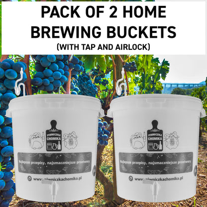 30L Home Brewing Fermenation Bucket with Lid & Tap
