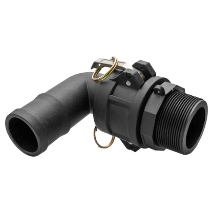 Type F + C Camlock to Water Tank Elbow Adapter Kit