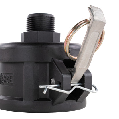 Type B Camlock Pipe Connector, 2" - 3/4" BSPM