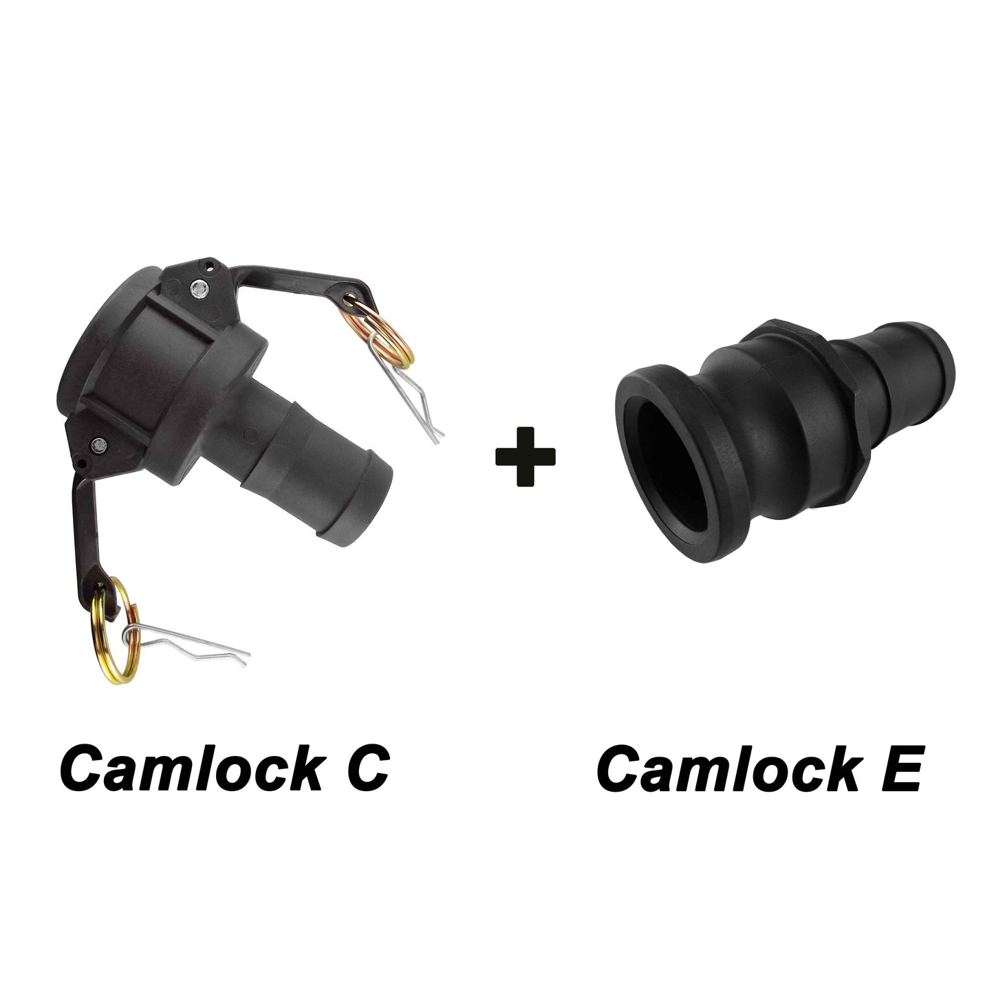 Type C + E Camlock Pipe Connector Set