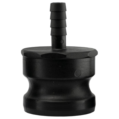 Type E Camlock Pipe Connector, 2" - 3/4" Barb