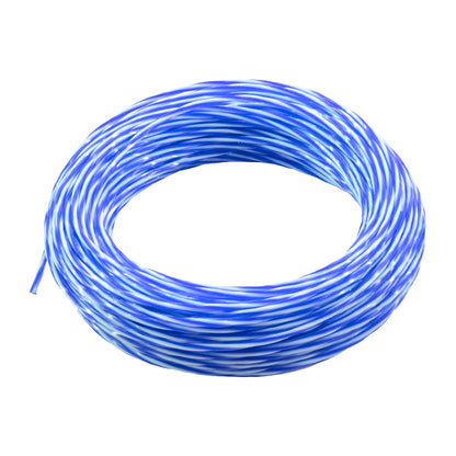 15m Dual Core Twisted Blue Chess Trimmer Line, 1.6mm