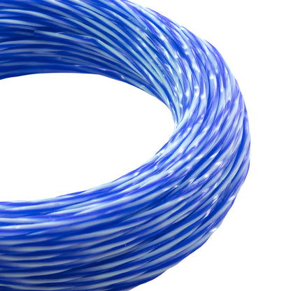 15m Dual Core Twisted Blue Chess Trimmer Line, 1.6mm