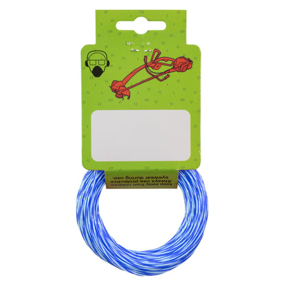 15m Dual Core Twisted Blue Chess Trimmer Line, 1.6mm