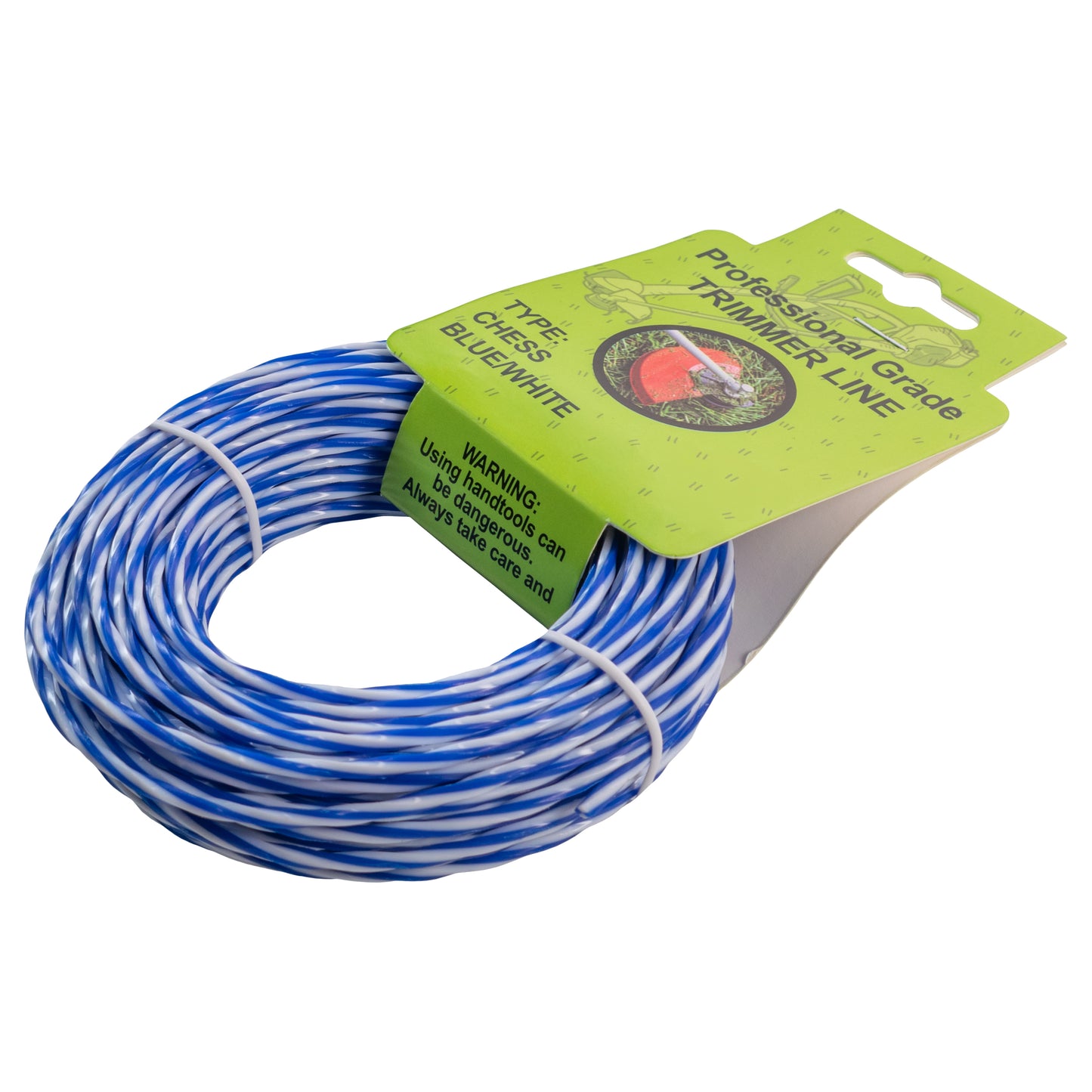 15m Dual Core Twisted Blue Chess Trimmer Line, 2.7mm