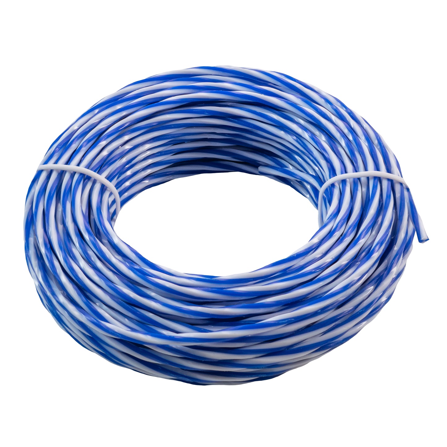 15m Dual Core Twisted Blue Chess Trimmer Line, 2.7mm