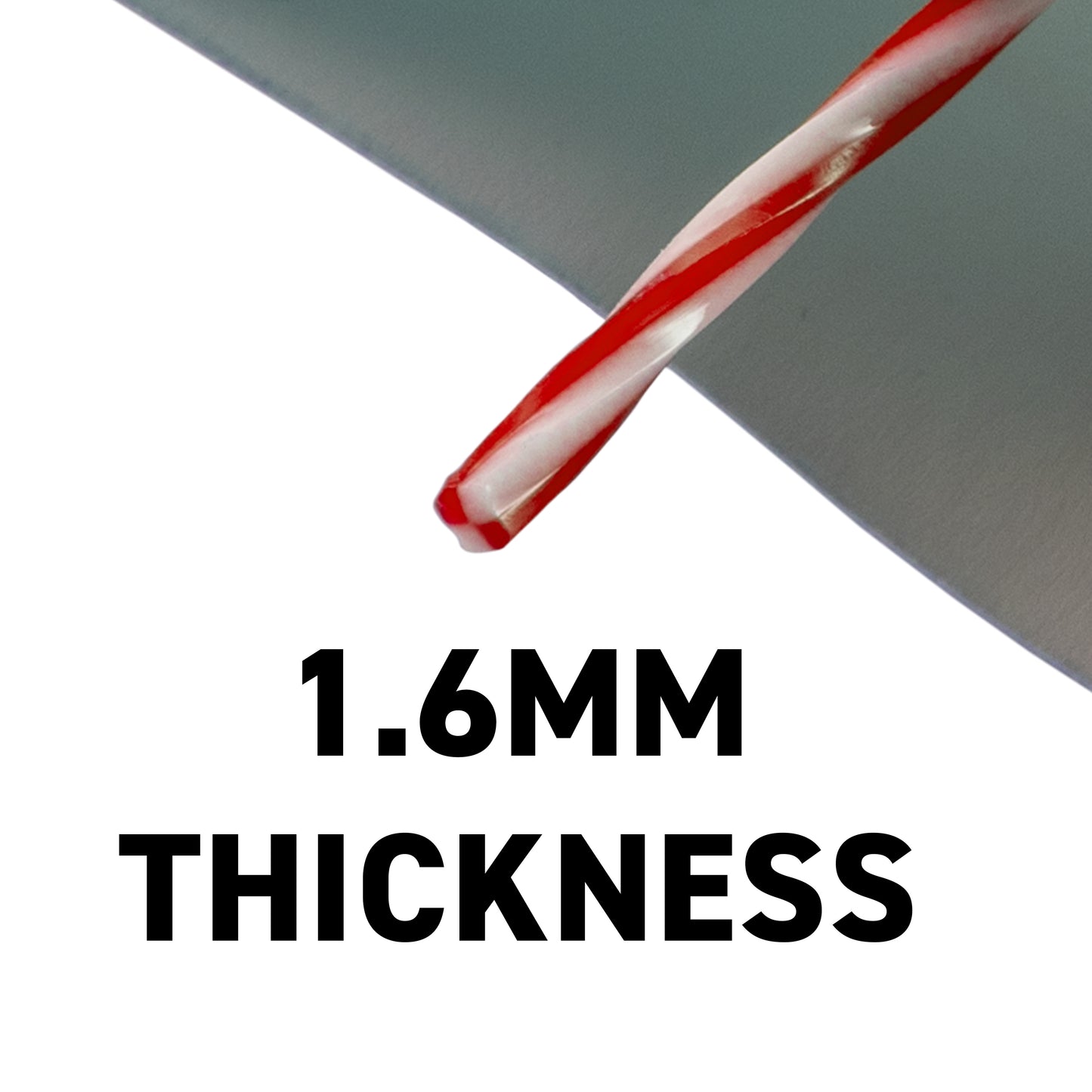 15m Dual Core Twisted Red Chess Trimmer Line, 1.6mm