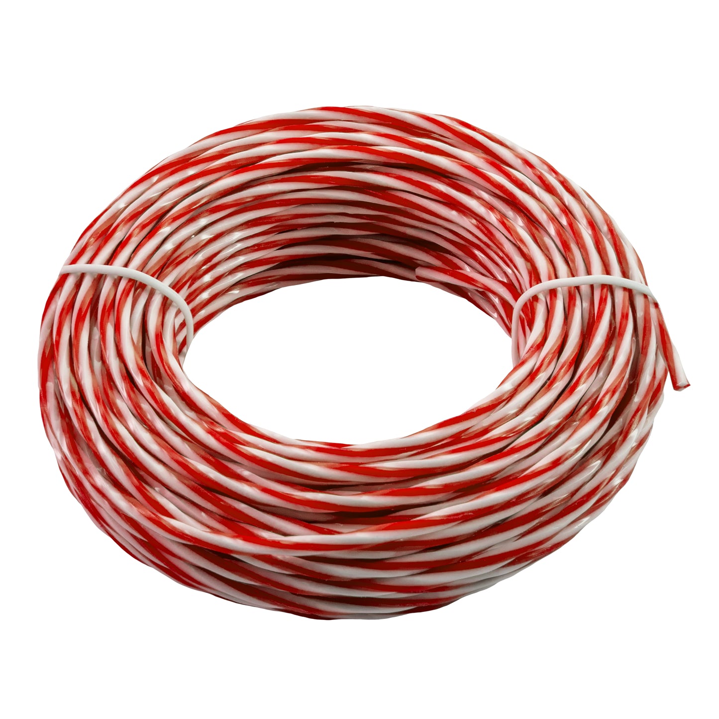 15m Dual Core Twisted Red Chess Trimmer Line, 2.4mm