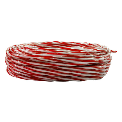 15m Dual Core Twisted Red Chess Trimmer Line, 2.4mm