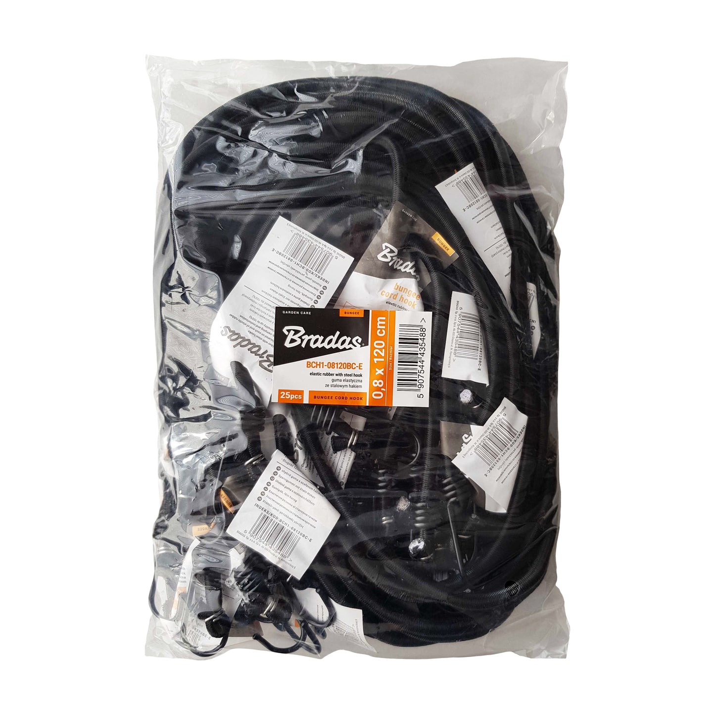 Bungee Loop with Metal Hooks, 120cm