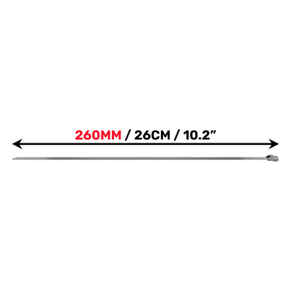 Stainless Steel Cable Ties, 4.6mm x 260mm