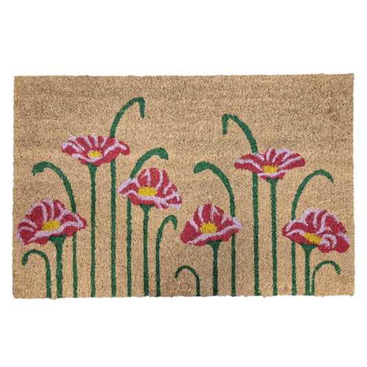 Coir Doormat, 60cm x 40cm - 'Poppy'