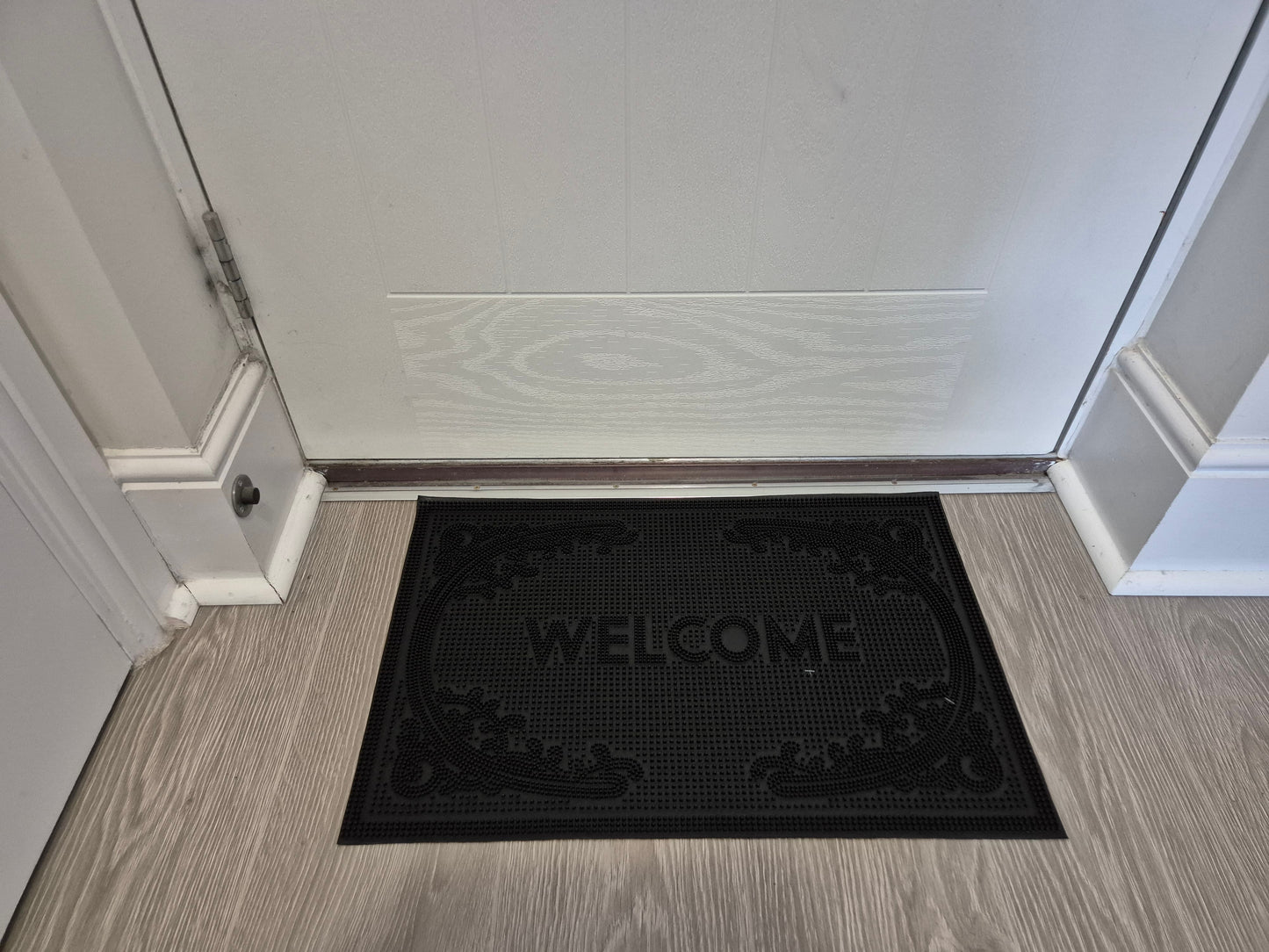 Rubber Doormat, 60cm x 40cm - 'Welcome'